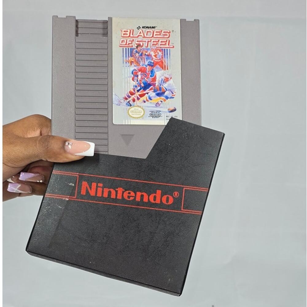 Blades of Steel NES Game by Konami 1987 Vintage Cartridge - Made in Japan